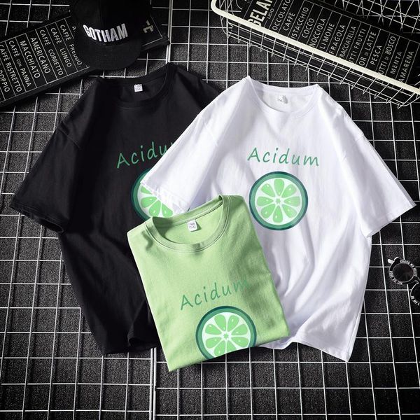 short sleeve t shirt men lemon print tshirt men's tees casual fashion streetwears male o-neck t-shirt t-shirts, White;black
short sleeve t shirt men lemon print tshirt men's tees casual fashion streetwears male o-neck t-shirt t-shirts, White;black