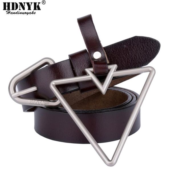 belts factory outlet price 2021 brand designer triangle buckle women business casual leather luxury belt, Black;brown 
belts factory outlet price 2021 brand designer triangle buckle women business casual leather luxury belt, Black;brown
