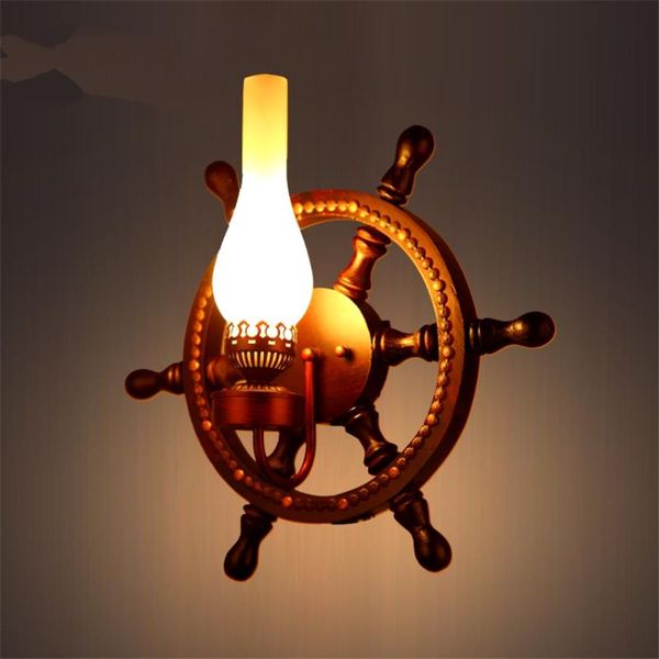 wall lamp european retro wooden boat rudder lamps mediterranean glowed aisle living room sconce lights american country bar fixtures 
wall lamp european retro wooden boat rudder lamps mediterranean glowed aisle living room sconce lights american country bar fixtures