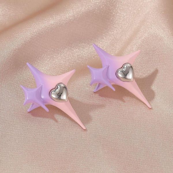 stud four-pointed star metal earrings fashion simple personality geometric temperament, Golden;silver
stud four-pointed star metal earrings fashion simple personality geometric temperament, Golden;silver