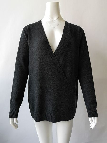 new women spring solid long sleeve v-neck knitted pullovers ladies fashion autumn criss-cross sweaters size s-3xl, White;black
new women spring solid long sleeve v-neck knitted pullovers ladies fashion autumn criss-cross sweaters size s-3xl, White;black