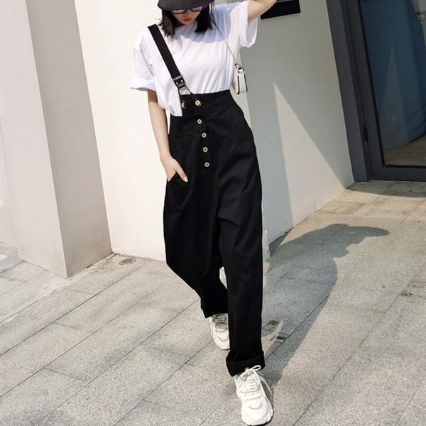 women's pants & capris bonjean long overalls for women 2021 spring autumn bottom single shoulder strap irregular loose trousers bj3655, Black;white
women's pants & capris bonjean long overalls for women 2021 spring autumn bottom single shoulder strap irregular loose trousers bj3655, Black;white