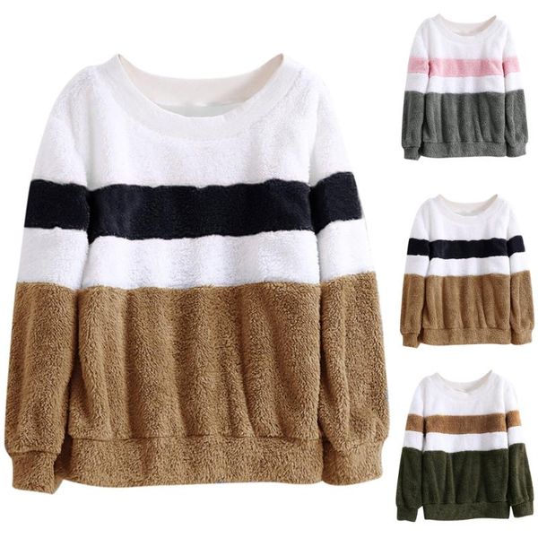 women's hoodies & sweatshirts for women winter stripes color block pullovers s-5xl female o-neck long sleeve fleece sweatshirt plus siz, Black
women's hoodies & sweatshirts for women winter stripes color block pullovers s-5xl female o-neck long sleeve fleece sweatshirt plus siz, Black