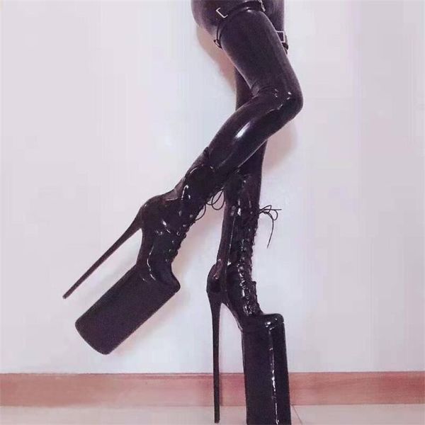 pattern europe and america 35-46 47 shoes woman catwalk shows nightclub round toe 30cm super high heel waterproof 20cm dress, Black
pattern europe and america 35-46 47 shoes woman catwalk shows nightclub round toe 30cm super high heel waterproof 20cm dress, Black