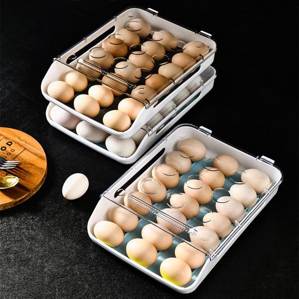 storage bottles & jars egg box automatic rolling kitchen refrigerator fresh keeping household drawer collision avoidance organizer
storage bottles & jars egg box automatic rolling kitchen refrigerator fresh keeping household drawer collision avoidance organizer