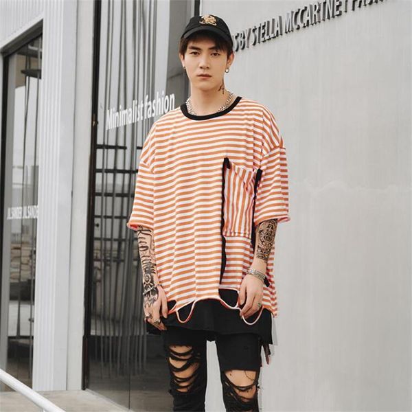 men's t-shirts t shirts men high street fashion loose stripe summer clothing short sleeve 2021 trend round neck multi color basict-shir, White;black
men's t-shirts t shirts men high street fashion loose stripe summer clothing short sleeve 2021 trend round neck multi color basict-shir, White;black