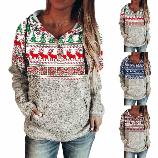 women's hoodies & sweatshirts hoodie clothing christmas deer tree printing sweatshirt casual fashion long sleeve pulovers female, Black
women's hoodies & sweatshirts hoodie clothing christmas deer tree printing sweatshirt casual fashion long sleeve pulovers female, Black