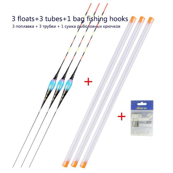 fishing accessories 3pcs/lot electric floats+3pcs float pipes+1 bag hooks composite nano luminous boya river lake buoy carp tackle
fishing accessories 3pcs/lot electric floats+3pcs float pipes+1 bag hooks composite nano luminous boya river lake buoy carp tackle
