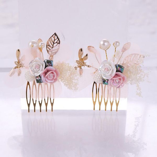 hair clips & barrettes elegant pink white pearl crystal comb gold leaf tiara headpiece wedding bride jewelry accessory ea, Golden;silver
hair clips & barrettes elegant pink white pearl crystal comb gold leaf tiara headpiece wedding bride jewelry accessory ea, Golden;silver