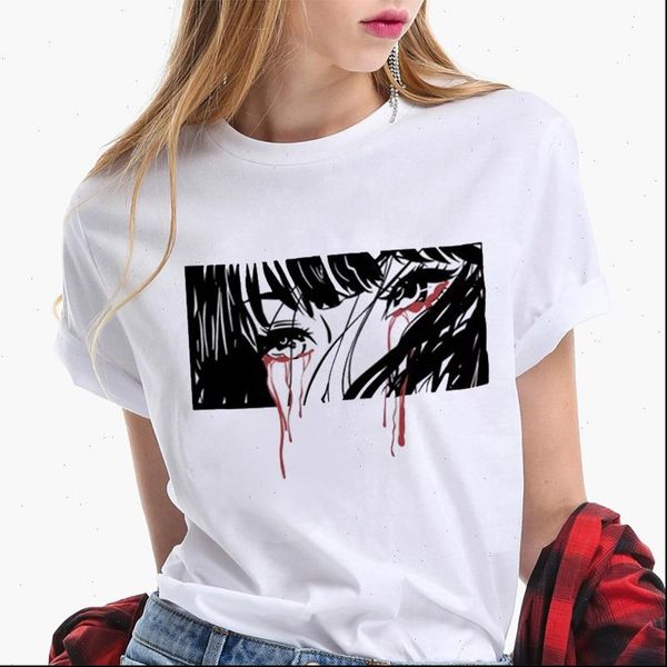 women t shirt are you afraid of the japanese casual harajuku dark anime print fashion loose summer female, White
women t shirt are you afraid of the japanese casual harajuku dark anime print fashion loose summer female, White