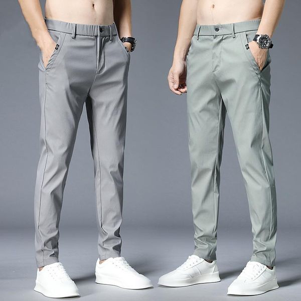 men's pants 2021 summer thin casual men 4 colors classic style fashion business slim fit straight cotton solid color brand trousers 38, Black
men's pants 2021 summer thin casual men 4 colors classic style fashion business slim fit straight cotton solid color brand trousers 38, Black
