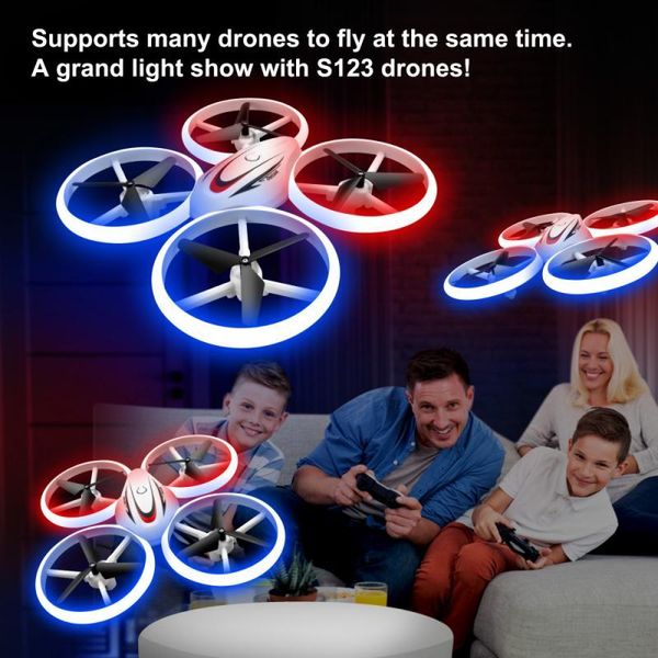 drones rc drone s123 led light quadcopter radio remote control ufo hand altitude hold headless mode helicopter gift toy for kid
drones rc drone s123 led light quadcopter radio remote control ufo hand altitude hold headless mode helicopter gift toy for kid