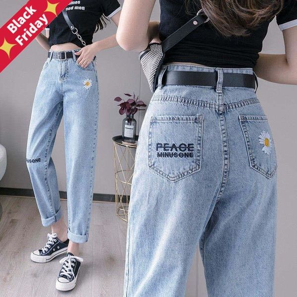 blue denim jeans for women high-waisted plus size harem trousers mujer vintage casual straight women's
blue denim jeans for women high-waisted plus size harem trousers mujer vintage casual straight women's