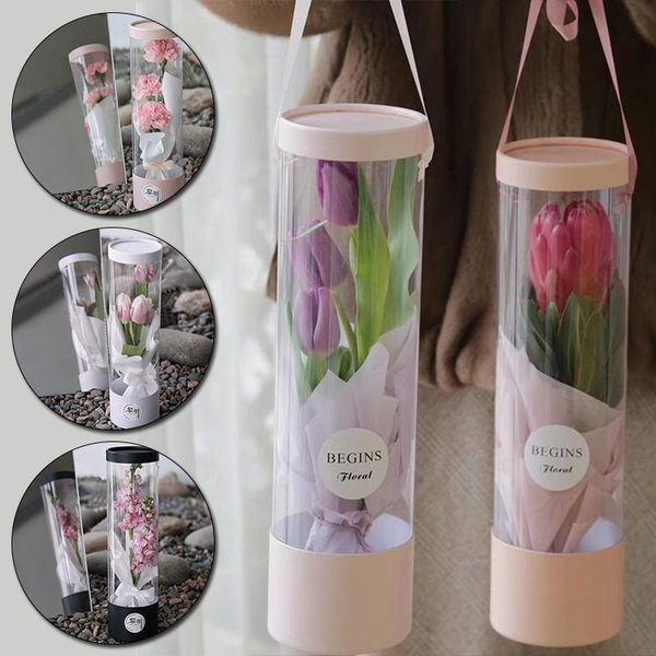 round transparent pvc flower packing boxes mini handy floral rose packaging supplies valentine's day wedding gift wrapping box wrap
round transparent pvc flower packing boxes mini handy floral rose packaging supplies valentine's day wedding gift wrapping box wrap