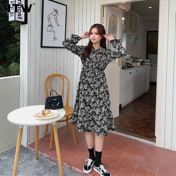 casual dresses vintage floral printed chiffon dress elegant bow party 2021 women spring high waist long sleeve, Black;gray
casual dresses vintage floral printed chiffon dress elegant bow party 2021 women spring high waist long sleeve, Black;gray