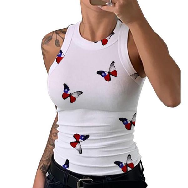womens tank summer women fashion printed round neck sleeveless casual evening party tees t shirt, White
womens tank summer women fashion printed round neck sleeveless casual evening party tees t shirt, White