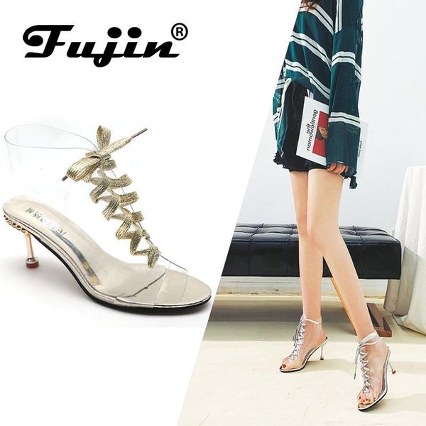 dress shoes fujin brand 2021 summer pvc jelly women open toe high heels transparent perspex heel strappy ankle boots female, Black
dress shoes fujin brand 2021 summer pvc jelly women open toe high heels transparent perspex heel strappy ankle boots female, Black