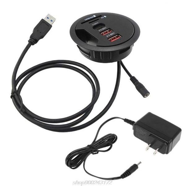 hubs eu us deskgrommet hole in-desk mounting 3 ports usb 3.0 type c hub adapter tf/sd card reader for computer m02 21 dropship
hubs eu us deskgrommet hole in-desk mounting 3 ports usb 3.0 type c hub adapter tf/sd card reader for computer m02 21 dropship