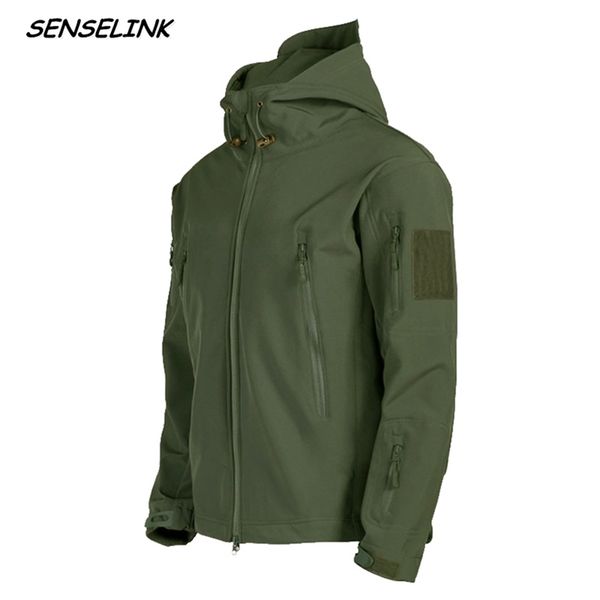 men's jacket military tactical windproof waterproof shark skin soft shell jacket army outdoor hooded bomber streetwear coats men 211021, Black;brown
men's jacket military tactical windproof waterproof shark skin soft shell jacket army outdoor hooded bomber streetwear coats men 211021, Black;brown