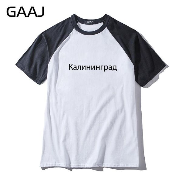 men's t-shirts gaaj "kaliningrad" print letter man & women t shirt clothes tshirts russia design tshirt men long, White;black
men's t-shirts gaaj "kaliningrad" print letter man & women t shirt clothes tshirts russia design tshirt men long, White;black