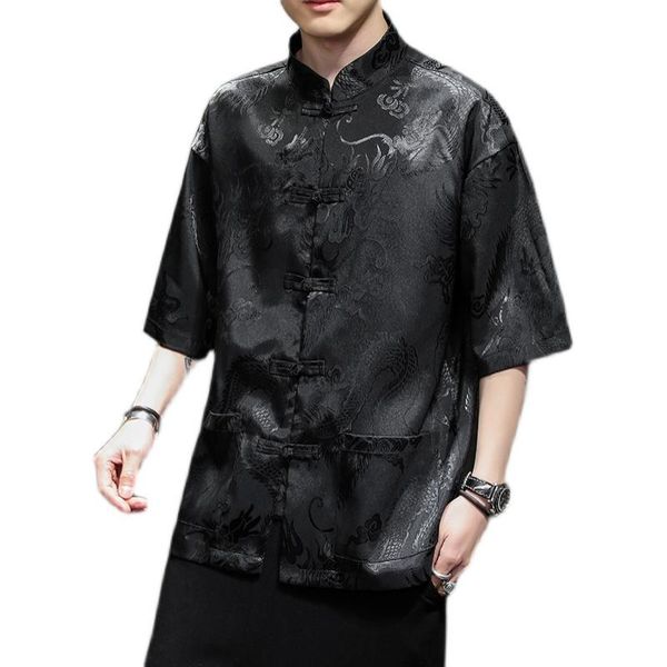 ethnic clothing plus size men traditional chinese knot button half sleeve summer qipao blouse vintage streetwear cheongsam 5xl, Red
ethnic clothing plus size men traditional chinese knot button half sleeve summer qipao blouse vintage streetwear cheongsam 5xl, Red