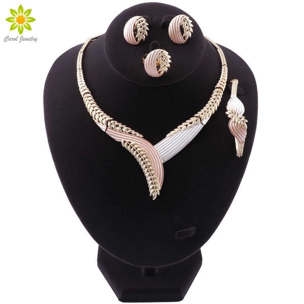 fashion nigerian women wedding african beads jewelry set gold color necklace earrings bracelet ring dubai bridal gift h1022, Silver
fashion nigerian women wedding african beads jewelry set gold color necklace earrings bracelet ring dubai bridal gift h1022, Silver