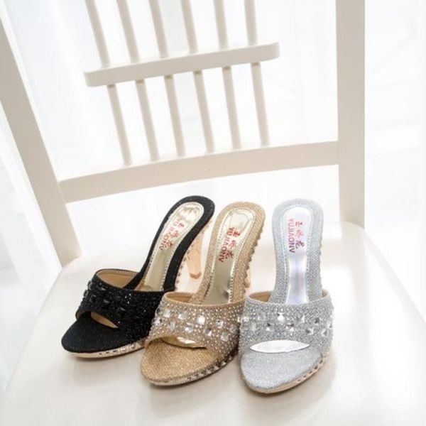 sandals women 2021 elegant women's shoes high heel word rhinestone stiletto and slippers, Black
sandals women 2021 elegant women's shoes high heel word rhinestone stiletto and slippers, Black