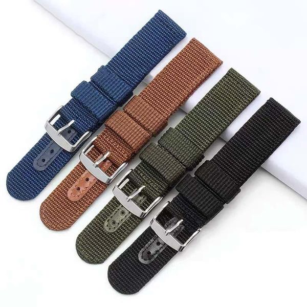 watch bands strap nylon watchband wrist band stainless steel buckle men woman accessories 18mm 20mm 22mm 24mm, Black;brown
watch bands strap nylon watchband wrist band stainless steel buckle men woman accessories 18mm 20mm 22mm 24mm, Black;brown