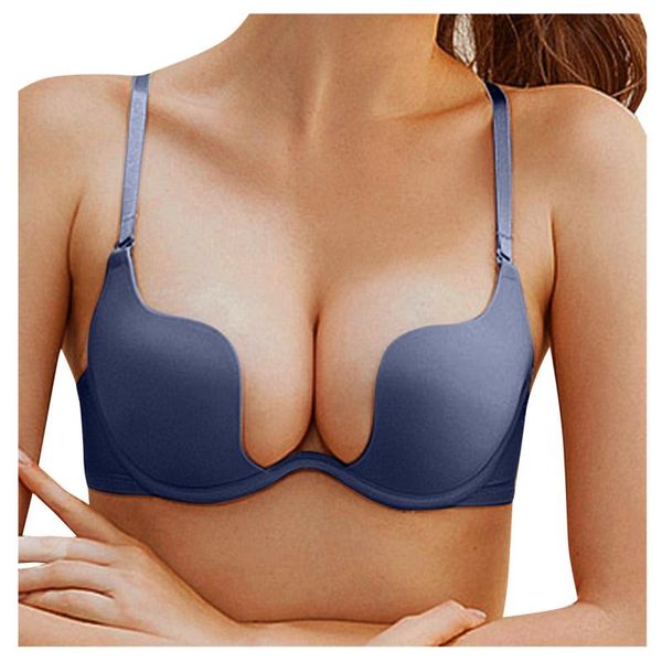 bras fashion backless bra invisible lingerie deep u plunge half cup brassiere women seamless underwear push up bralette, Red;black
bras fashion backless bra invisible lingerie deep u plunge half cup brassiere women seamless underwear push up bralette, Red;black