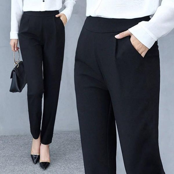 women's pants & capris spring summer and autumn 2021 elastic waist 9-point pant versatile banana slim feet casual, Black;white
women's pants & capris spring summer and autumn 2021 elastic waist 9-point pant versatile banana slim feet casual, Black;white