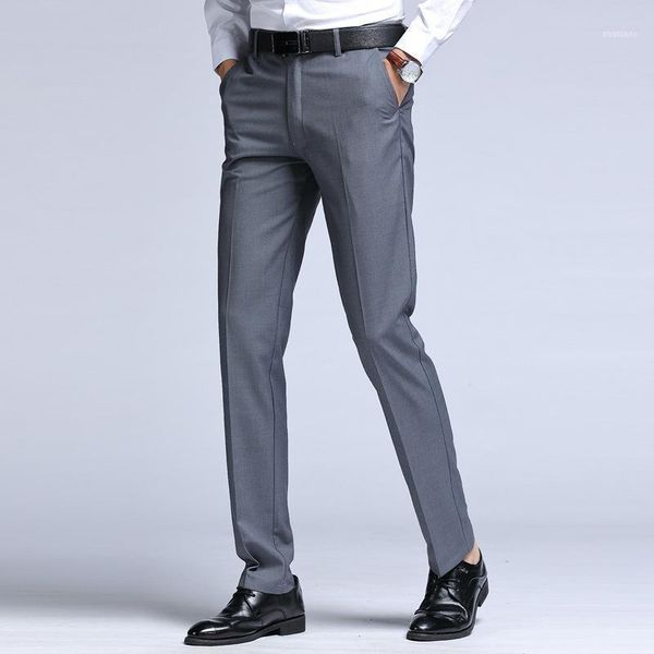 men's spring autumn suit pants fashion business casual long pant breathable straight dress formal trousers plus size 28-421, White;black
men's spring autumn suit pants fashion business casual long pant breathable straight dress formal trousers plus size 28-421, White;black