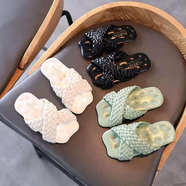 slipper girls slippers summer 2021 fashion princess shoes little kids soft bottom home children sandals non-slip woven cross slides, Black;grey
slipper girls slippers summer 2021 fashion princess shoes little kids soft bottom home children sandals non-slip woven cross slides, Black;grey