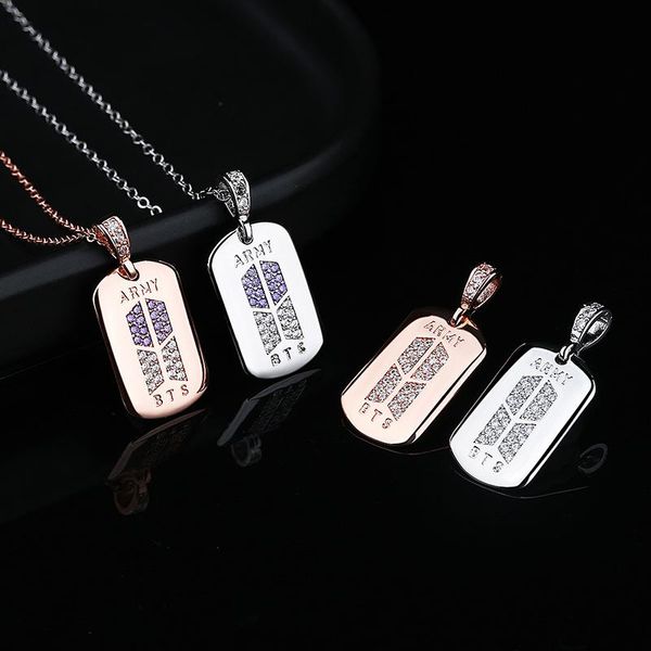 pendant necklaces kpop bangtan boys silver color rose gold couple necklace 2021 zircon crystal accessories chokers chain fashion jewelry
pendant necklaces kpop bangtan boys silver color rose gold couple necklace 2021 zircon crystal accessories chokers chain fashion jewelry