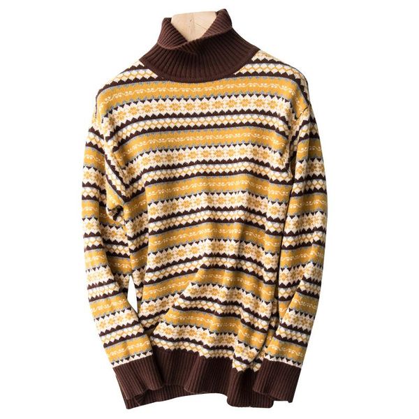 women's sweaters women vintage striped sweater winter turtleneck casual pullovers ladies long sleeve jumper female knitted loose, White;black
women's sweaters women vintage striped sweater winter turtleneck casual pullovers ladies long sleeve jumper female knitted loose, White;black