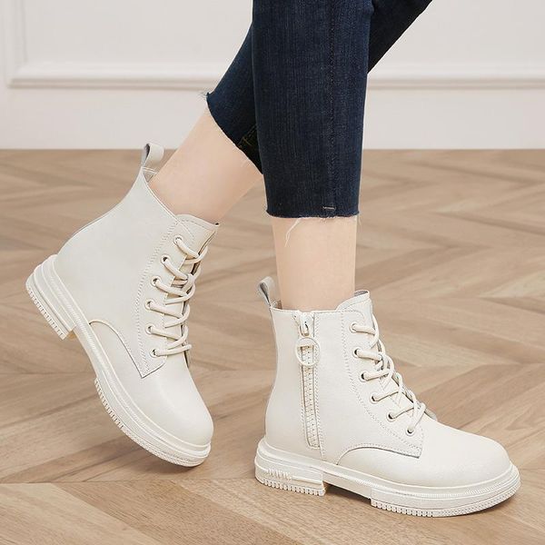 boots genuine leather women 2021 british style fashion all-match motorcycle ladies white female autumn nude, Black
boots genuine leather women 2021 british style fashion all-match motorcycle ladies white female autumn nude, Black