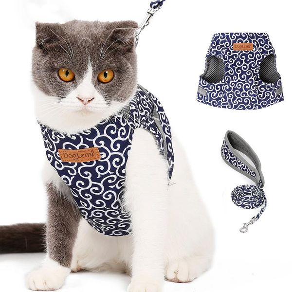 japanese style cat vest harness leash set breathable mesh collars for cats outdoor kitten walking drop dog & leashes
japanese style cat vest harness leash set breathable mesh collars for cats outdoor kitten walking drop dog & leashes