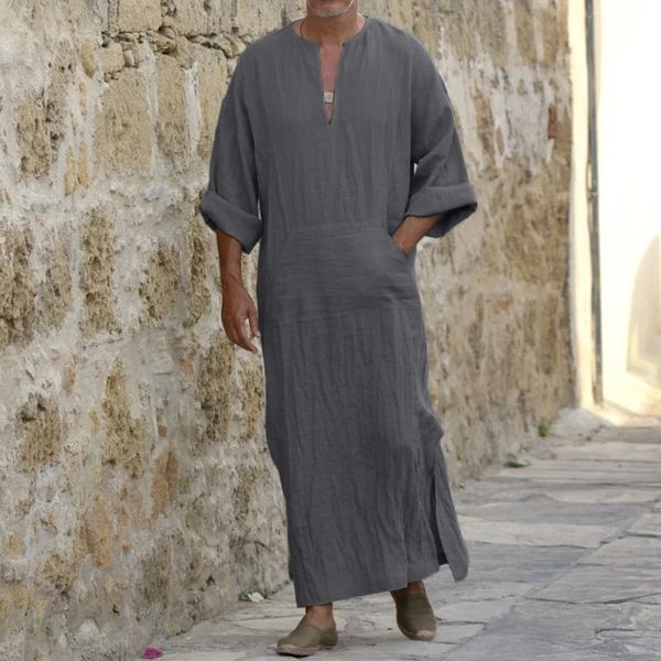 aotq men's long hemp big linen coon linennew qualiy men's t-shirs) coon and hemp long big good quality, White;black
aotq men's long hemp big linen coon linennew qualiy men's t-shirs) coon and hemp long big good quality, White;black