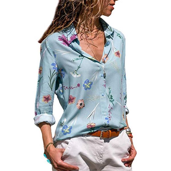 fashion brand women blouses long sleeve lapel print office shirt chiffon blouse shirts casual blusas feminina plus size women's &, White
fashion brand women blouses long sleeve lapel print office shirt chiffon blouse shirts casual blusas feminina plus size women's &, White