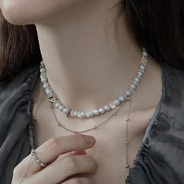 chokers european and american design cold wind ins minority tassel bead necklace women's simple fashion choker clavicle chain, Golden;silver
chokers european and american design cold wind ins minority tassel bead necklace women's simple fashion choker clavicle chain, Golden;silver
