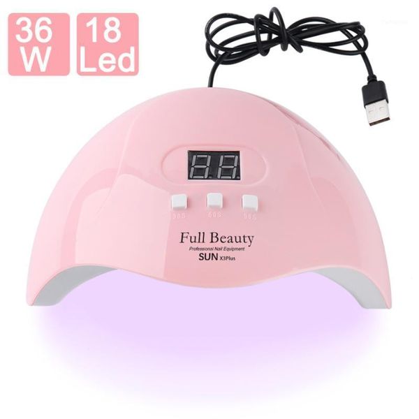 lamp for manicure 36w 18 led nail polish dryer usb all gel curing smart sensor ultraviolet light tools lasun x3plus1
lamp for manicure 36w 18 led nail polish dryer usb all gel curing smart sensor ultraviolet light tools lasun x3plus1