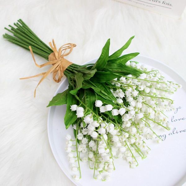 decorative flowers & wreaths 12pcs artificial lily of the valley bouquet for wedding party decoration fake garden supplies floral
decorative flowers & wreaths 12pcs artificial lily of the valley bouquet for wedding party decoration fake garden supplies floral