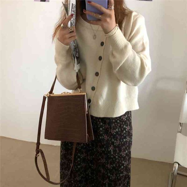 comelwomen sweaters cardigans sweet lazy retro chic o-neck knitted solid elegant loose spring casual 210515, White
comelwomen sweaters cardigans sweet lazy retro chic o-neck knitted solid elegant loose spring casual 210515, White