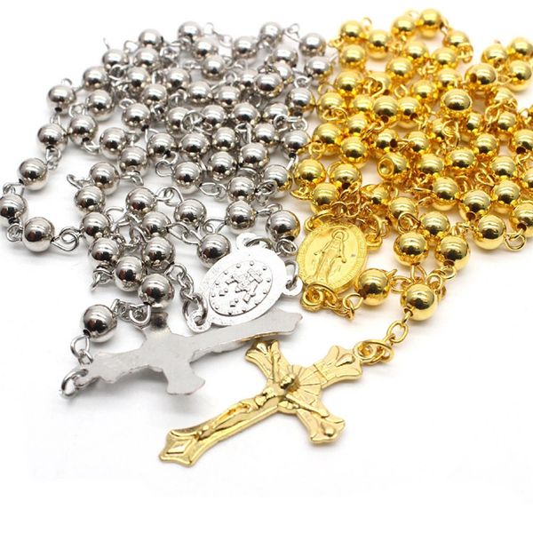 kimter rosary bead cross necklace chains for women men classic jesus prayer necklaces long pendant choker religious jewelry p227fa, Silver
kimter rosary bead cross necklace chains for women men classic jesus prayer necklaces long pendant choker religious jewelry p227fa, Silver