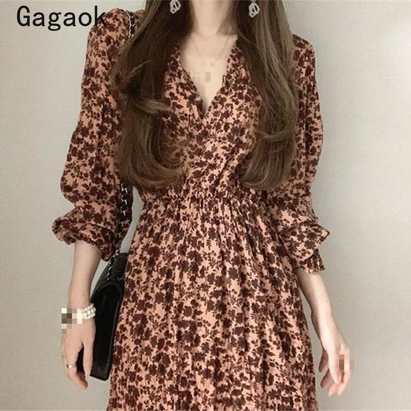 casual dresses gagaok vintage women dress 2021 spring autumn v-neck mid-calf empire a-line print korean chic fashion wild vestidos, Black;gray
casual dresses gagaok vintage women dress 2021 spring autumn v-neck mid-calf empire a-line print korean chic fashion wild vestidos, Black;gray
