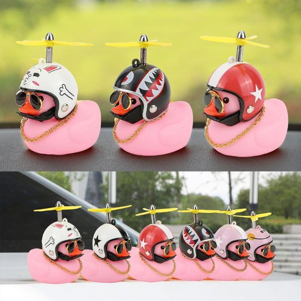 interior decorations pink car duck with helmet broken wind small yellow road bike motor for ornament rearview mirror 
interior decorations pink car duck with helmet broken wind small yellow road bike motor for ornament rearview mirror