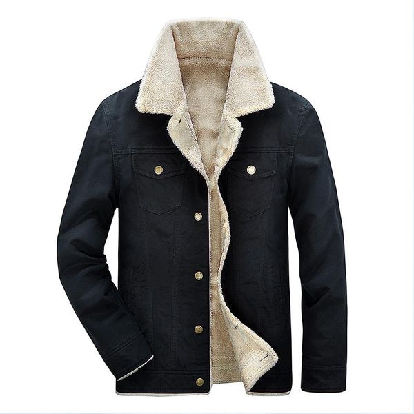men's jackets autumn winter men cotton jacket loose short plus velvet thickening casual outerwear solid color turndown collar coats, Black;brown
men's jackets autumn winter men cotton jacket loose short plus velvet thickening casual outerwear solid color turndown collar coats, Black;brown