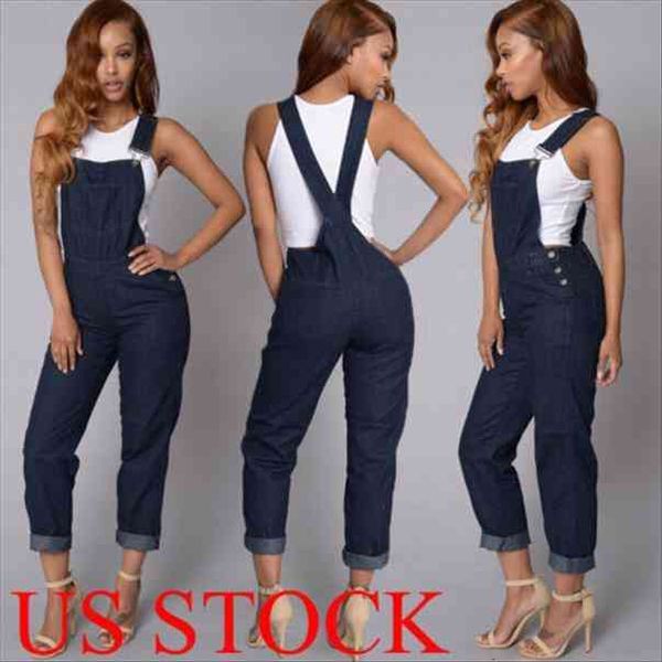 arrival denim long trousers women rompers overalls straps autumn feme casual loose, Black;white
arrival denim long trousers women rompers overalls straps autumn feme casual loose, Black;white
