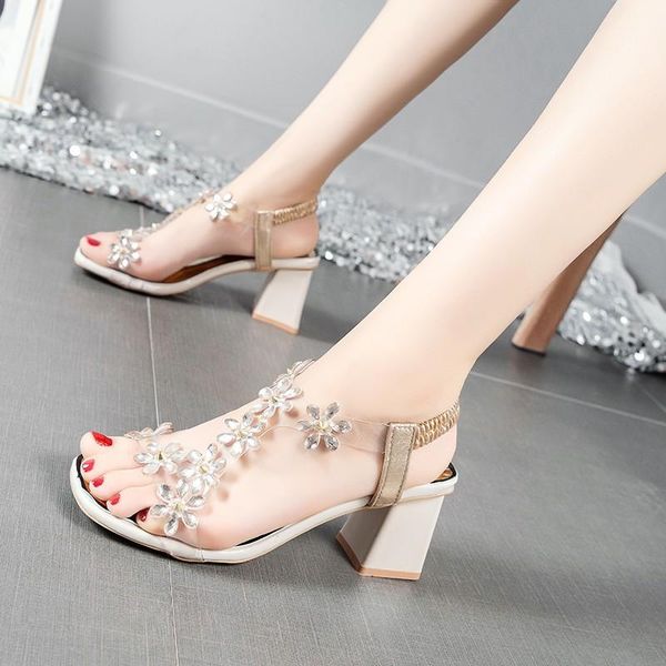sandals 2021 summer net red high-heeled square women's thick heel diamond fairy shoes open toe, Black
sandals 2021 summer net red high-heeled square women's thick heel diamond fairy shoes open toe, Black