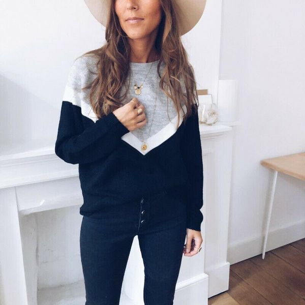women's ladies long sleeve round neck loose autumn casual blouse shirts blouses &, White
women's ladies long sleeve round neck loose autumn casual blouse shirts blouses &, White