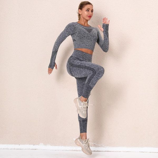 yoga outfit 2pcs women set sportswear gym fitness clothing workout suits seamless athletic high waist tight stretchy long sleeve pants
yoga outfit 2pcs women set sportswear gym fitness clothing workout suits seamless athletic high waist tight stretchy long sleeve pants